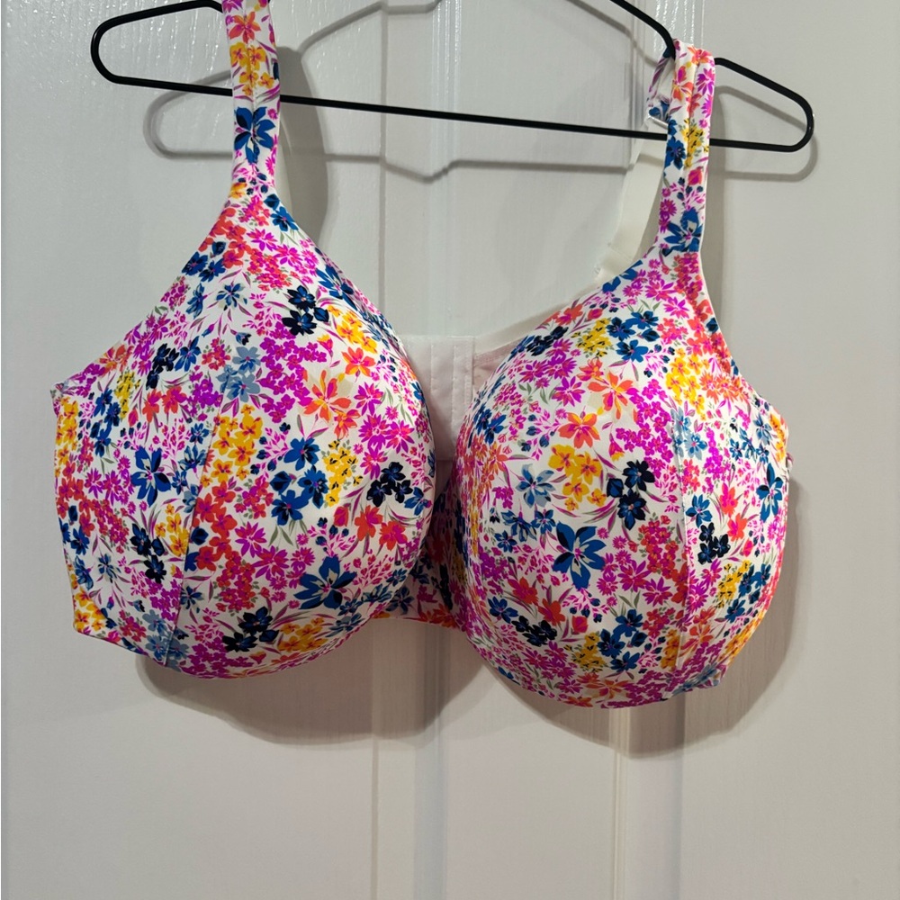 Cacique Colorful Floral Bra